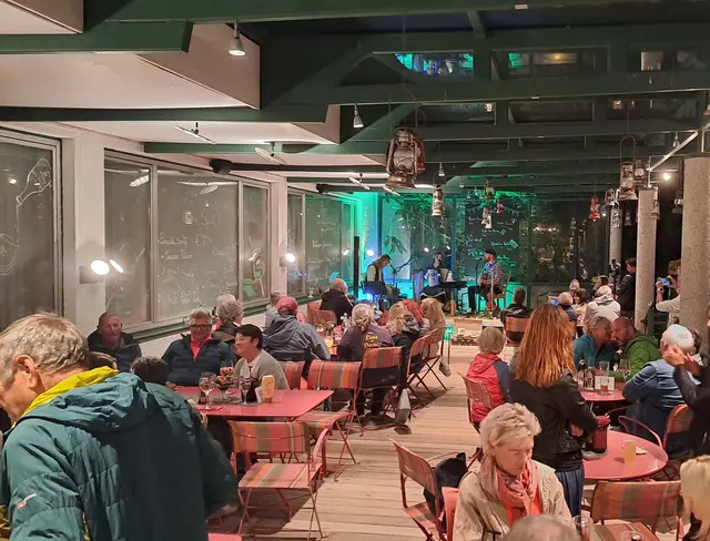 1.300 Euro kamen beim Benefizkonzert mit Spinning Wheel in Matrei zusammen, zu dem die Kunstbanausen ins Parkhotel luden. | Foto: Kunstbanausen