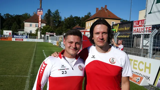Co-Trainer Kevin Hochwallner und  Cheftrainer Edis Karaman 