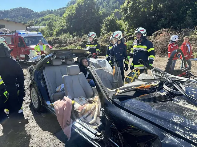 Die Feuerwehrjugend Übelbach-Markt übte gemeinsam mit der Jugend des Roten Kreuzes aus Übelbach und Gratkorn. | Foto: FF Übelbach-Markt