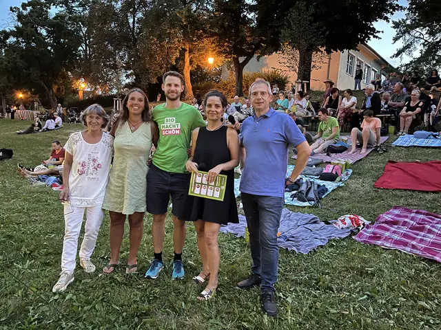 vlnr: Liane Marecsek, NR a.D. Ulli Fischer, GR Bernhard Granadia, STR veronika Kulenkampff, GR Rainer Patzl
 | Foto: Die Grünen Tulln