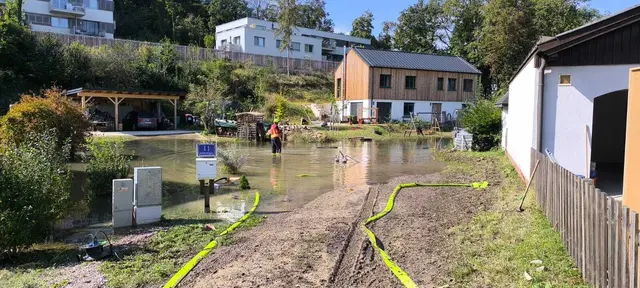 Die FF Eichgraben half in Neulengbach aus. | Foto: FF Eichgraben