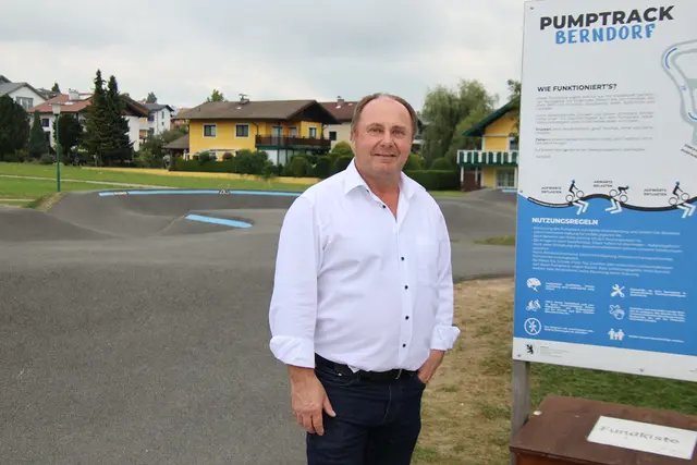 Bürgermeister Johann Stemeseder: Rückhaltebecken wird gebaut.
