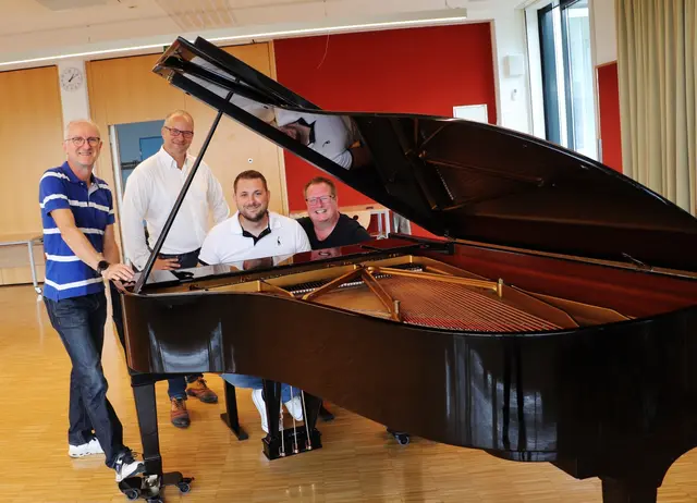 Werner Muhr, Stephan Fiedler, Matthias Pokorn und Klaus Eder am Klavier | Foto: Edith Ertl