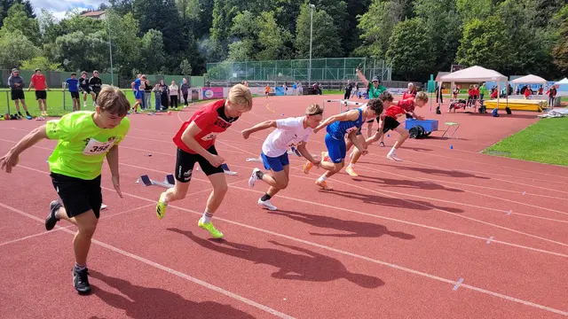 Die Steirischen Leichtathletik-Meisterschaften der U 16 und U 20 fanden auf dem Sportplatz Mürzzuschlag statt. | Foto: MLG Sparkasse