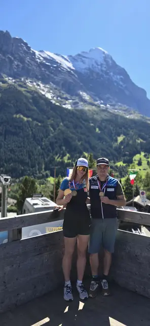 Michelle Schnepfleitner und Andreas Sölkner.  | Foto: SV Rosenau-Edlbach