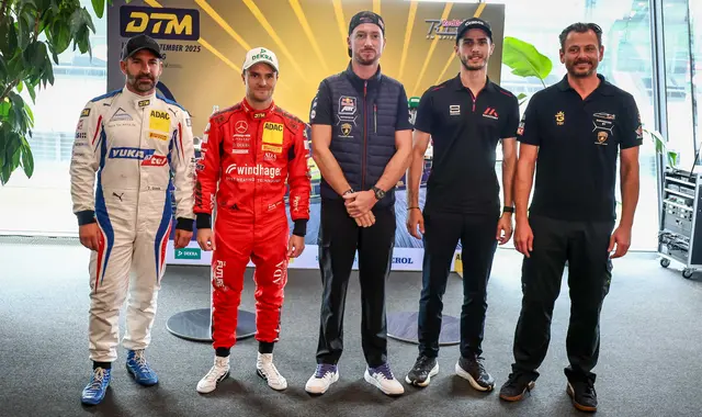 Timo Glock, Lucas Auer, Mirko Bortolotti, Thomas Preining und Gottfried Grasser am Red Bull Ring. | Foto: Ripu