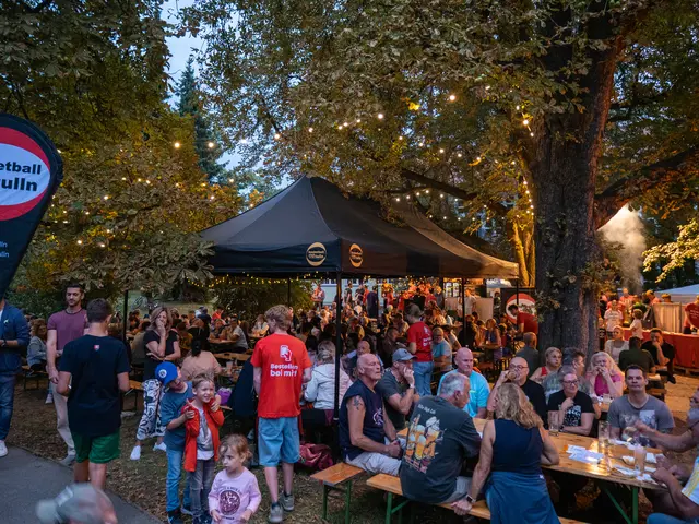 Besonders der „Family Day“ mit Hüpfburg erwies sich als Volltreffer: Kinder tobten, Eltern nipp-ten, und ganz nebenbei entdeckte so mancher Nachwuchs den Basketball für sich. | Foto: Markus Kahrer / BBC Tulln