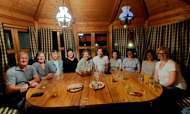 Der traditionelle „Saisonabschluss“ wurde in gewohnter Weise in geselliger Runde in der Mostschänke „Horner“ gefeiert.  | Foto: Gesunde Gemeinde