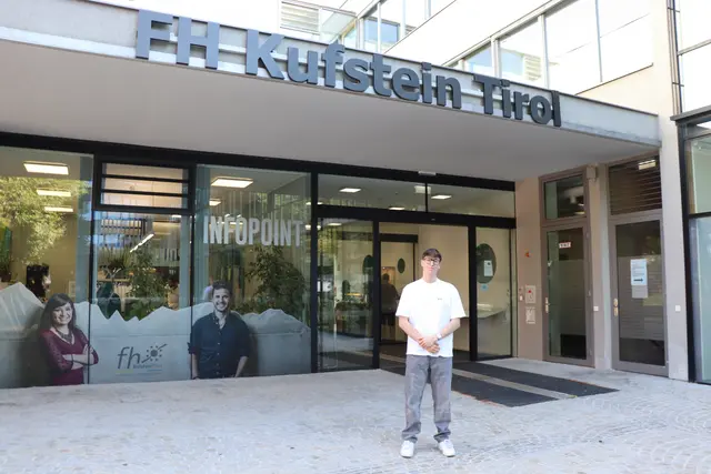 Dort, wo andere studieren, macht Dominic Heufler aus Kufstein eine Lehre zum Bürokaufmann. | Foto: Christiane Nimpf