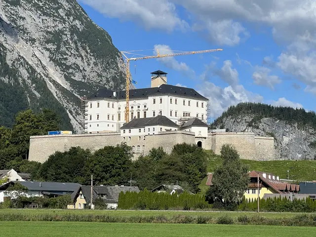 Im Oktober sollen die umfassenden Renovierungsarbeiten abgeschlossen sein. Dann erstrahlt das Schloss Trautenfels in neuem Glanz. | Foto: Universalmuseum Joanneum/K. Krenn