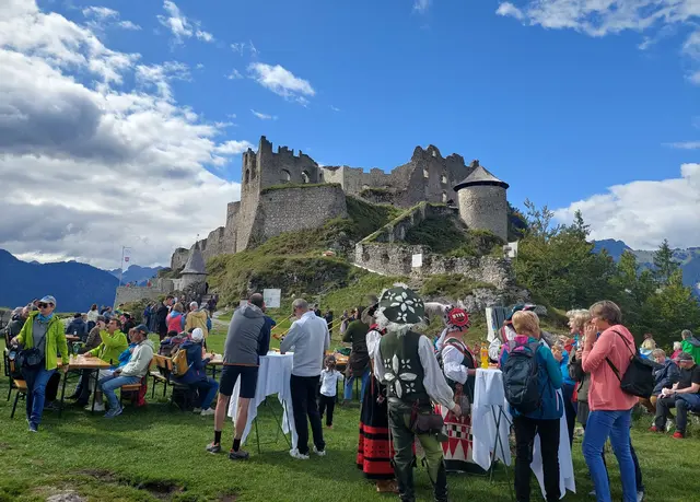 Der Ausklang der Burgentage findet am 28. September 2025 auf der Burg Ehrenberg statt. | Foto: Burgenwelt Ehrenberg