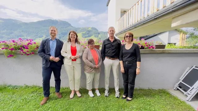 Bernhard Reiter, Sonja Föger-Kalchschmied, Margit Luxner, Ralf Wiestner, Hedwig Haidegger. | Foto: Kogler