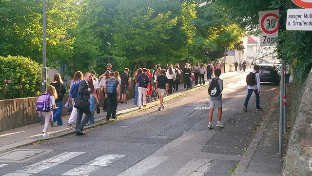 So schaut ein Dienstag in der Hofzeile um 7.40 Uhr aus. | Foto: Initiative Hofzeile