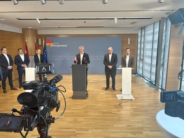Bei einer Pressekonferenz in Eisenstadt wurde Bilanz gezogen.  | Foto: Stefan Schneider