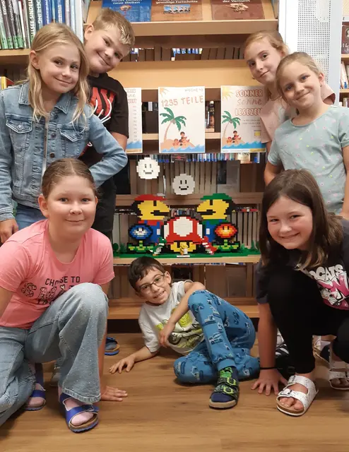 Kinder der 4. Klasse Donauvolksschule Wallsee | Foto: Bücherei Wallsee