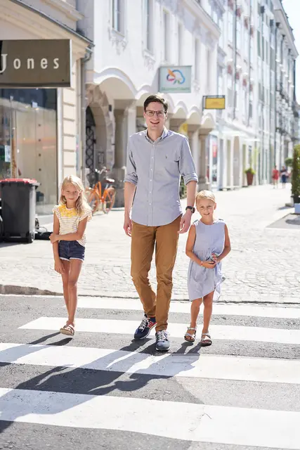 Verkehrsstadtrat Stefan Ganzert appelliert an alle, Rücksicht auf die Schulkinder zu nehmen. | Foto: Stadt Wels