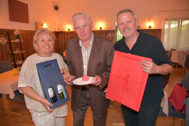 Karl Panis (Mitte) feierte seinen 80. Geburtstag | Foto: SPWN