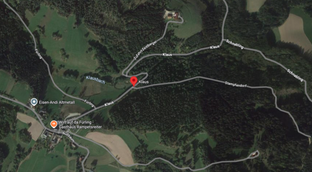 Der Unfall passierte auf dem Güterweg Klaus in Gutau. | Foto: Freiwillige Feuerwehr Erdmannsdorf