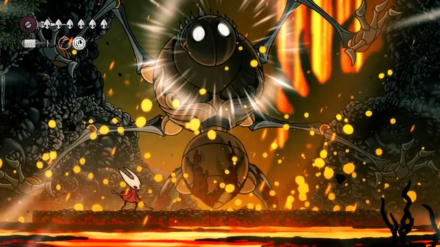 Man sollte sich in Hollow Knight: Silksong auf viele richtig schwierige Bossgegner gefasst machen. | Foto: Team Cherry