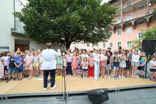 Der Kinderchor probt ab 25. September in der Musikschule.
 | Foto: W. Alberty