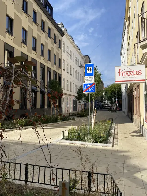 So sieht die Reschgasse heute aus. | Foto: Mei Meidling