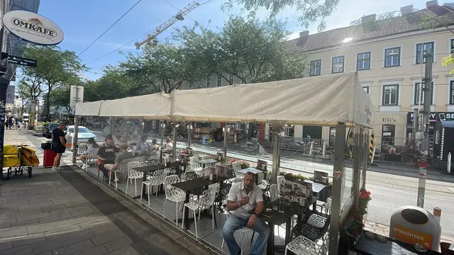 So sah der Schanigarten einst aus.  | Foto: Zanoni