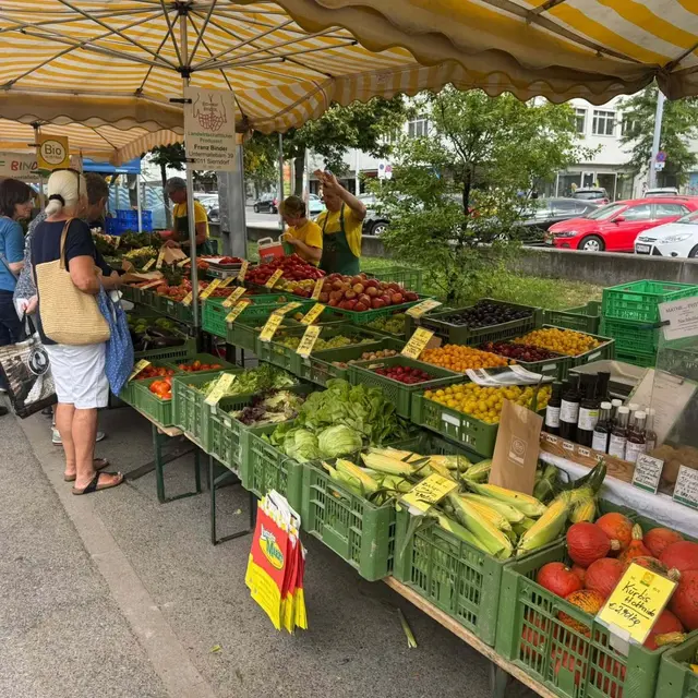 Frisches Obst und Gemüse gibt's jeden Freitag am Liesinger Markt. (Archiv) | Foto: Liesinger Markt