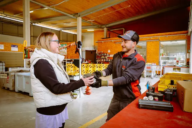 Im Altstoffsammelzentrum und Re-Use-Shop der Stadt Leoben freut man sich bereits auf die Veranstaltungen im Zuge des Re-Use-Herbstes. | Foto: Armin Russold