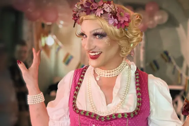Mit  Jodie Fox (im Bild) und viele weiteren Gäste in Lederhosen und Dirndln wäre der Verein beim Aufsteirern vertreten gewesen.  | Foto: RosaLila PantherInnen