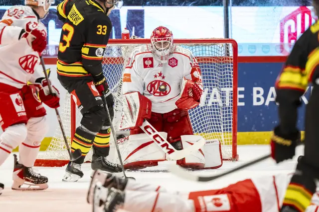 Trotz einer starken Leistung reichte es gegen den schwedischen Vizemeister nicht zu einem Sieg für den EC KAC. | Foto: CHL/Oscar Larsson