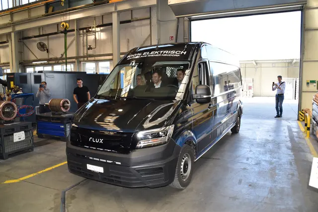 Premiere für den Flux-Transporter mit Motor aus Wiener Neudorf. | Foto: MeinBezirk/Rainer Hirss