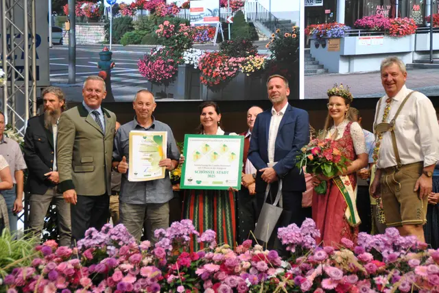 Knittelfeld durfte sich wieder über 5 Floras freuen. | Foto: Stadtgemeinde Knittelfeld