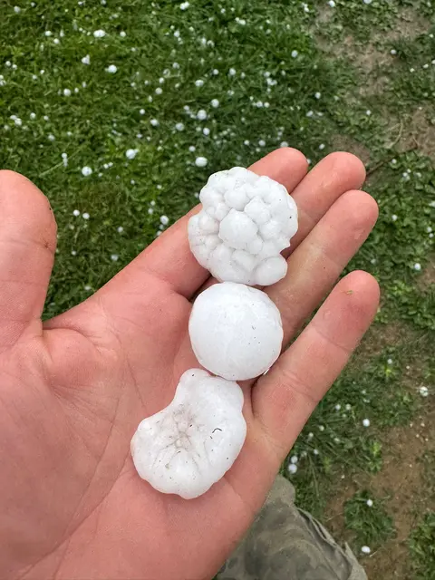 Lokal wurden Hagelkörner mit einem Durchmesser von bis zu fünf Zentimetern registriert. | Foto: Archiv/ÖHV