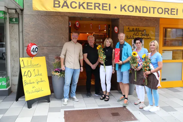 Die Bäckerei Gruber feiert in Knittelfeld ihr 40. Jubiläum. | Foto: Stadtgemeinde Knittelfeld