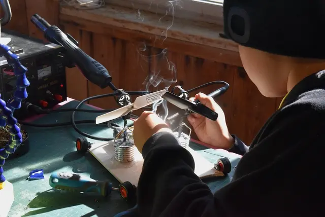 Löten muss geübt werden. | Foto: krisch