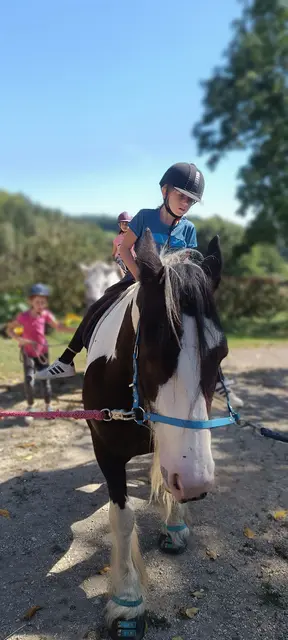 Kinder Reitwoche am Erlebnishof Steinkellnergut.   | Foto: Steinkellnergut