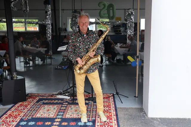 Musiker Leo sorgte für die musikalische Unterhaltung. | Foto: Kathrin Schauer