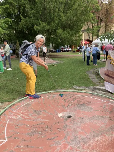 Gabi Stockmann, freie Redakteurin von MeinBezirk, hatte Spaß | Foto: Kainz