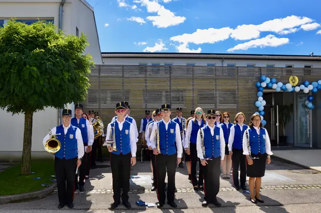 Musikalisch begleitet wurde der Festakt vom Musikverein Warth-Scheiblingkirchen-Bromberg. | Foto: Elisabeth Peinsipp