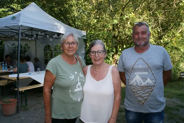 Judith Anger (Mitte) mit Gerda Hanke und Robert Steindl. | Foto: Anna Maria Kaufmann