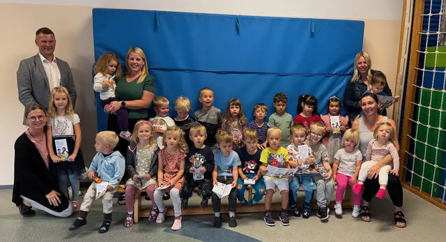 Vizebürgermeister Markus Moldaschl (ÖVP) besuchte im Rahmen der Aktion den Kindergarten Gastern. | Foto: Stadtgemeinde Gastern