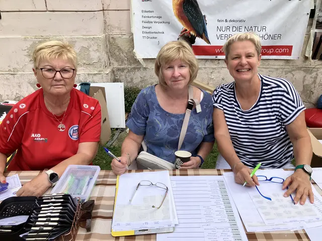 von links: Brigitte, Sylvia und Petra, Organisatorinnen  | Foto: Stockmann