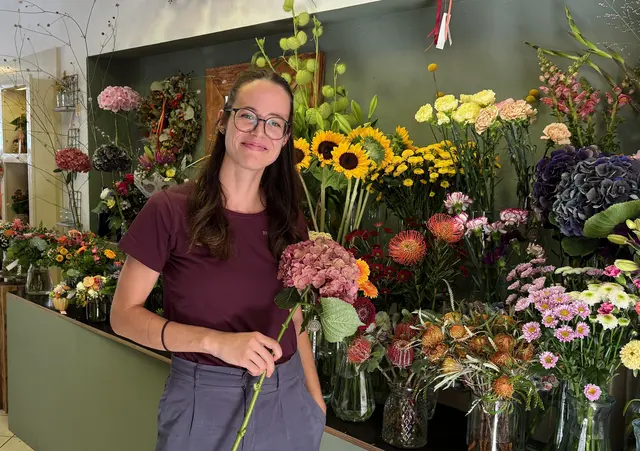 Melissa Leppe ist Meisterfloristin. | Foto: MeinBezirk/Monika Wilfurth
