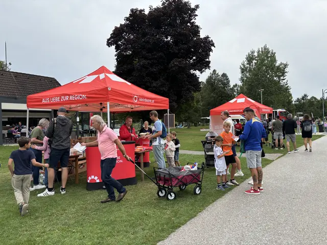 Beim MeinBezirk Familienfest gab es wieder heißbegehrte Goodies zu gewinnen. | Foto: Mein Bezirk/Anna Kerec