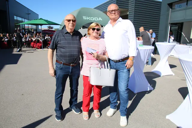 Christan Kamper mit der Familie Liegenfeld