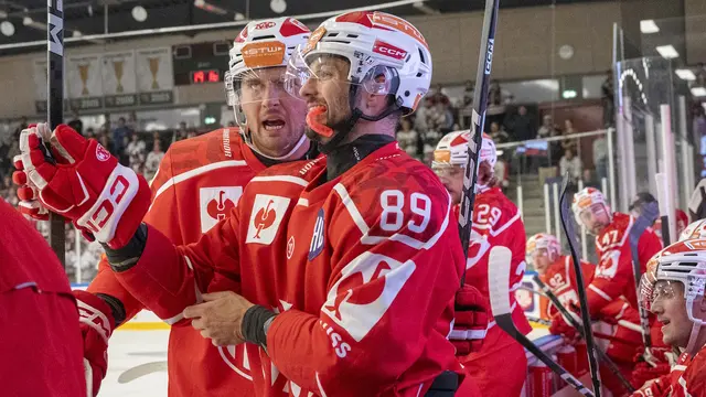 Die Rotjacken setzten sich am Samstagabend gegen den dänischen Meister mit 6:3 durch.  | Foto: CHL/Jan Ole Laugesen