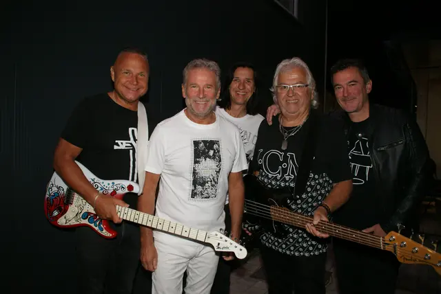 Die Nockis vor ihrem Auftritt.