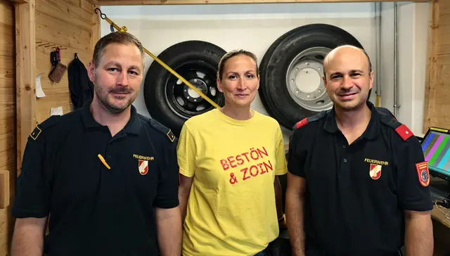 Stefan Storek, Doris Blauensteiner und Christoph Posautz.
 | Foto: Christian Nowotny