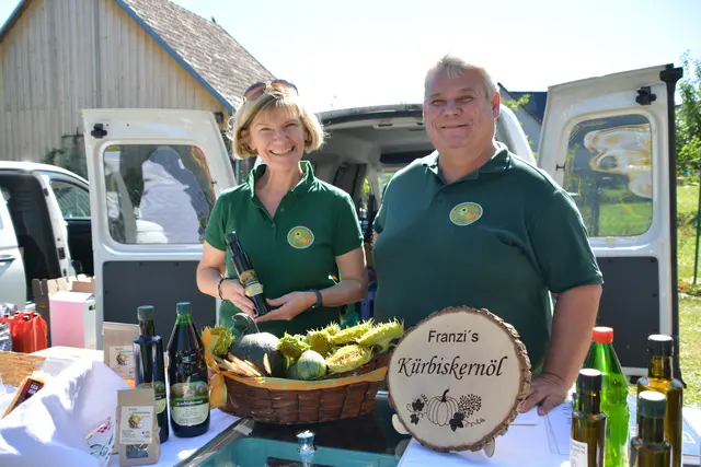 Franzi´s Kürbiskernöl aus Kobersdorf.  | Foto: Rosenberger