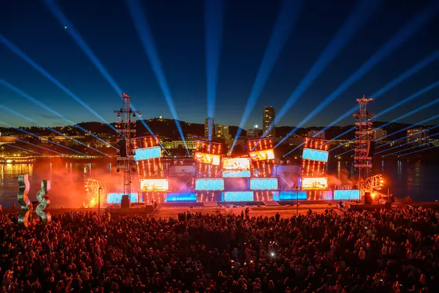 Am Samstag ging die Linzer Klangwolke unter dem Titel "Urban Pulse" an der Donaulände über die Bühne. | Foto: Team Fotokerschi/ Kerschbaummayr/Bayer